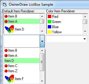 Name:  Ownerdrawn combo and listbox.png
Views: 6858
Size:  15.3 KB