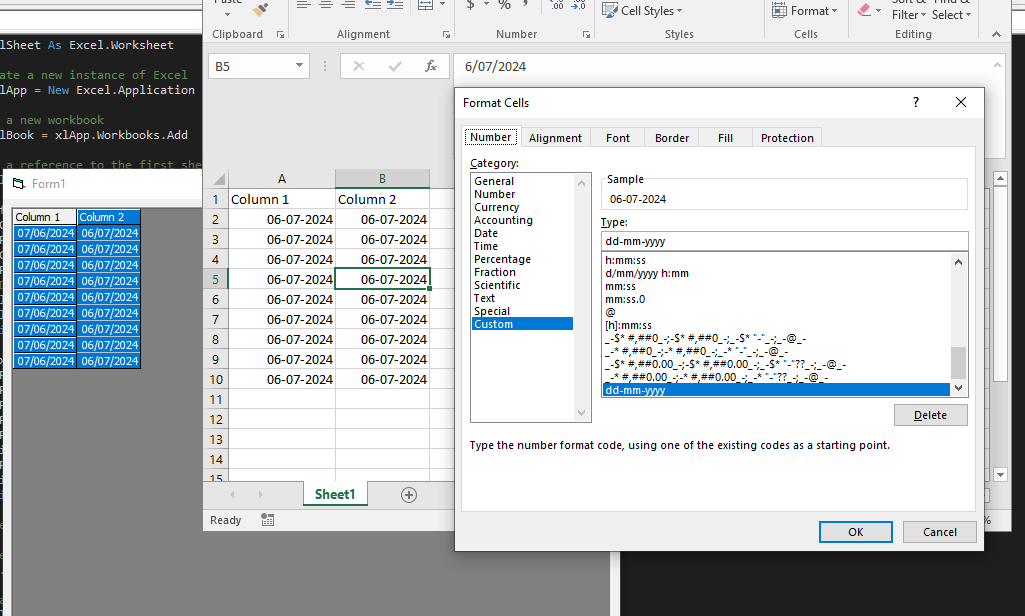 Export Flexgrid/VBFlexgrid to Excel Americansing Dates-VBForums