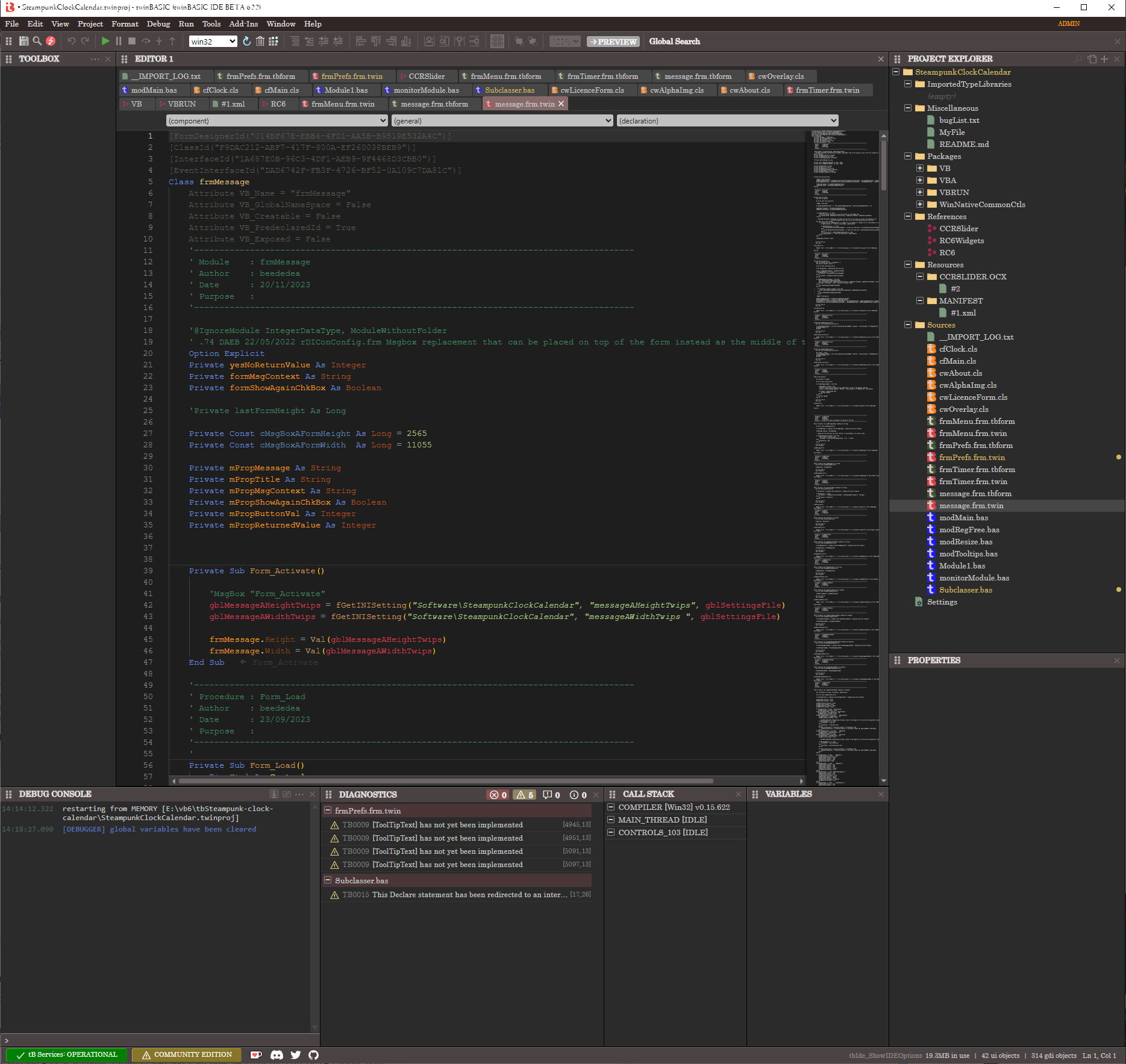 Top tips for using TwinBasic in action-VBForums